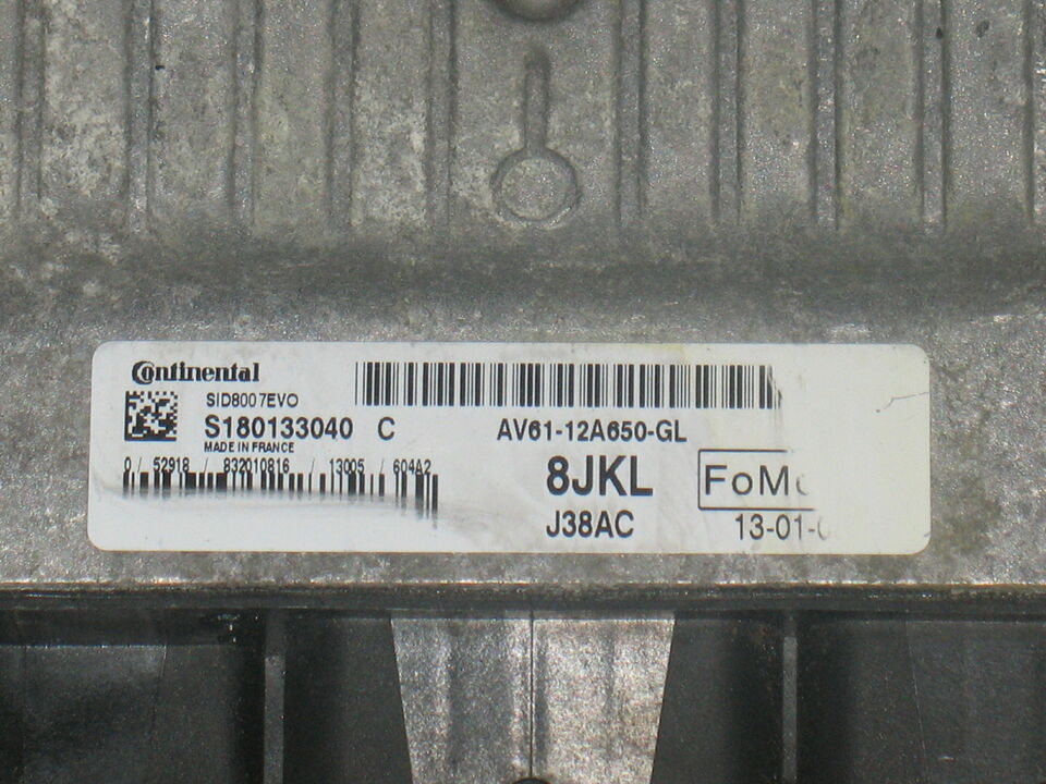 ECU FORD C MAX 8JKL AV61-12A650-GL S180133040C SID8007EVO