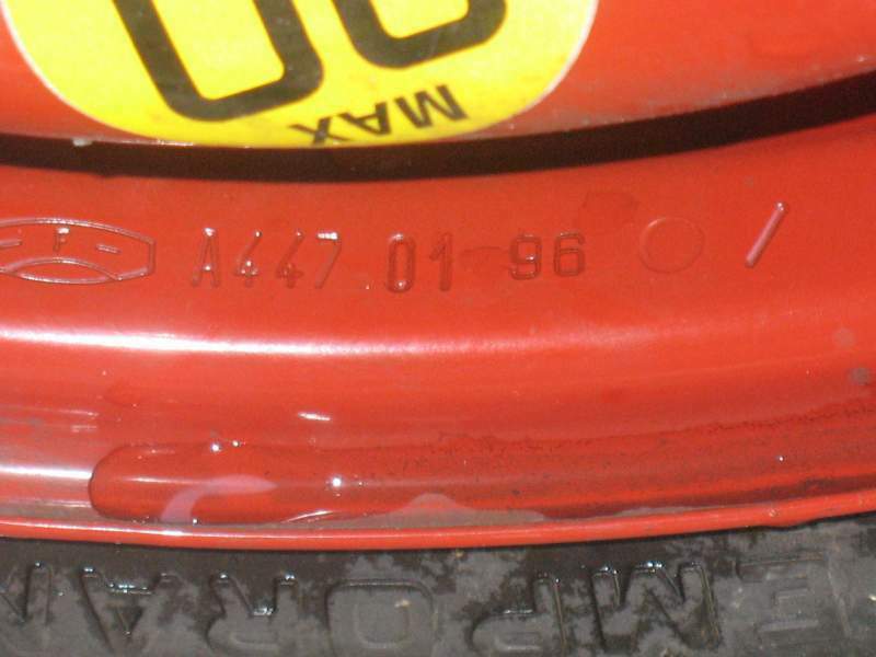 Ruota X LANCIA e FIAT : 135/80 B13 4x98 4.50BX13HX35 A447 05 94