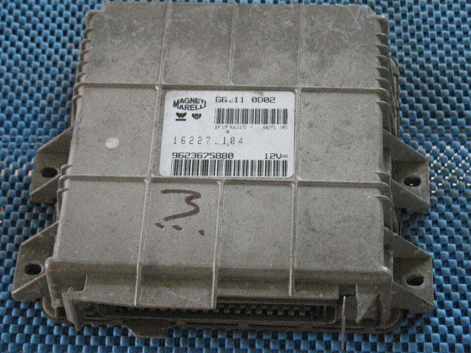 CENTRALINA MOTORE PEUGEOT 106 2° Serie G6.110D02 TU1M benzina 9623675880 16227.104 16227104 g6.110d02