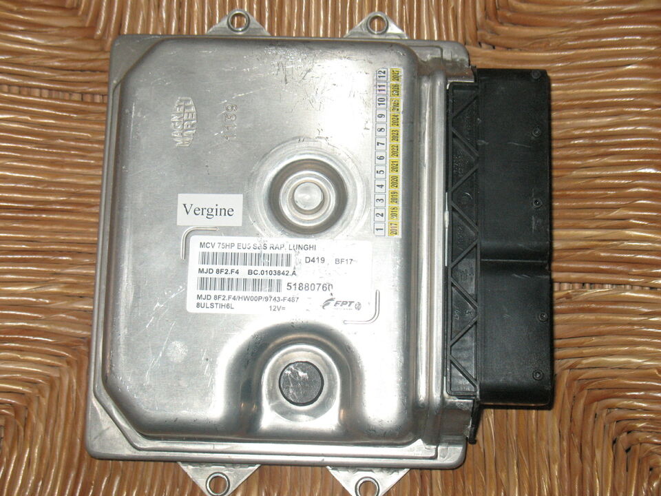 ECU FIAT FIORINO 1.3 MJD 8F2.F4 FPT 51880760 BC0103842A