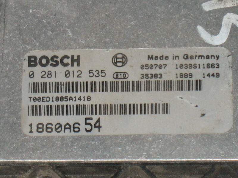 ECU MITSUBISHI GRANDIS 2.0 BOSCH 0281012535 1860A654