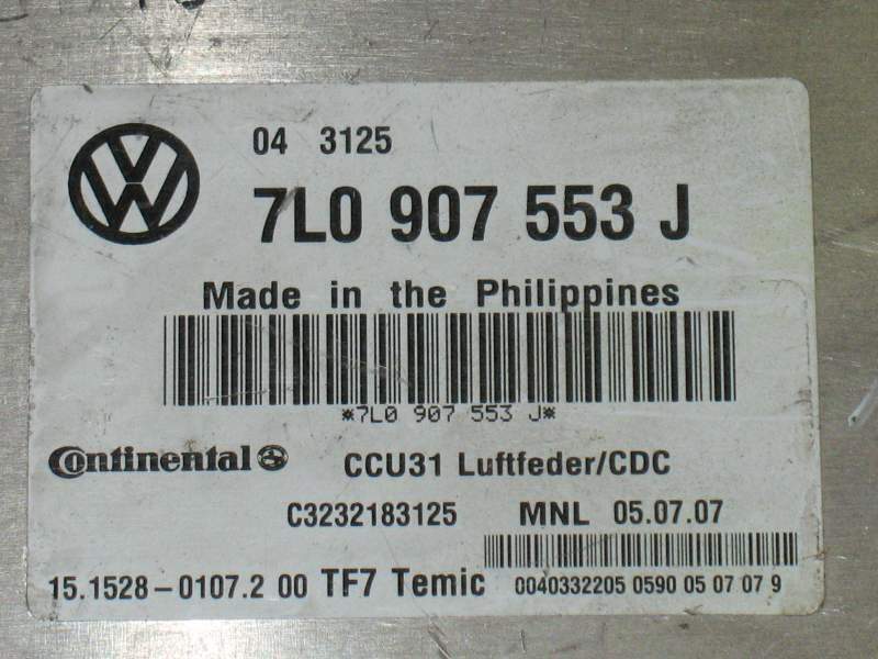 ECU VW TOUAREG V8 4.2, 7L0907553J C3232183125 Porsche Cayenne