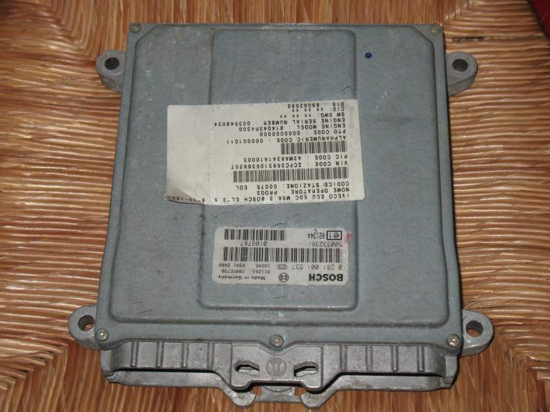Ecu IVECO DAILY 2.8 JTD BOSCH 0281001537 500332361 EDC MS6.3