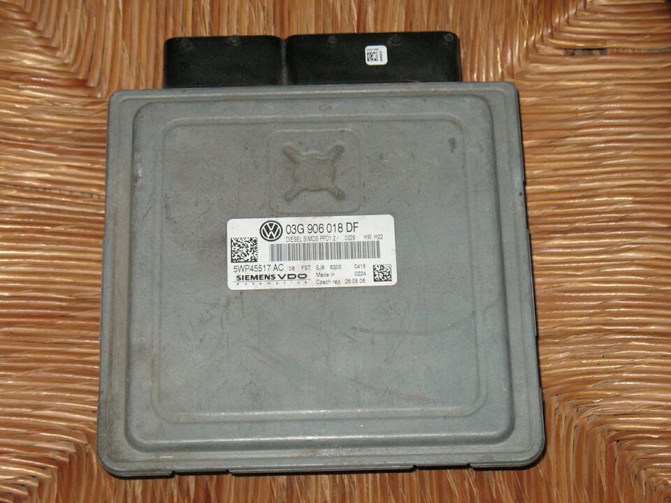 VW Golf 2.0 GT TDI ECU 03g906018df 5wp45517 AE PPD1.2