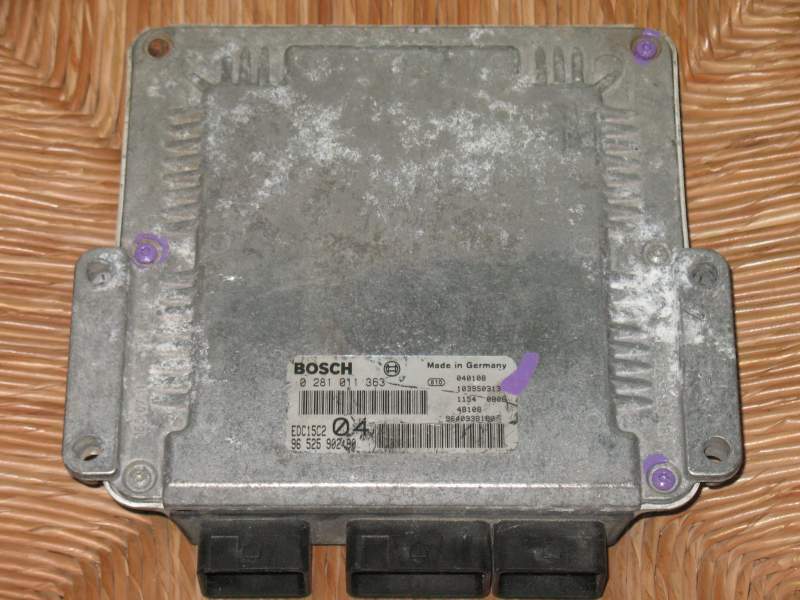ECU PEUGEOT 807 2.2 HDI 0281011363 9652590280 9640938180 EDC15C2