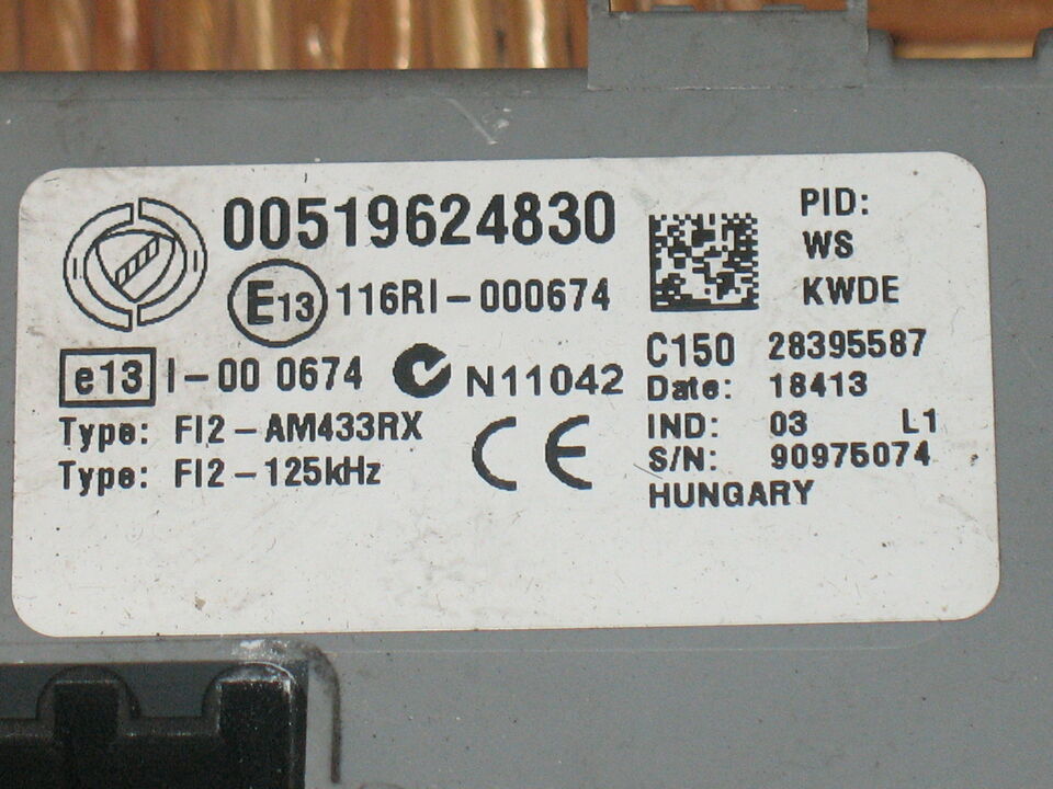 BODY FIAT FIORINO EVO BSI 00519624830 28395587 519624830