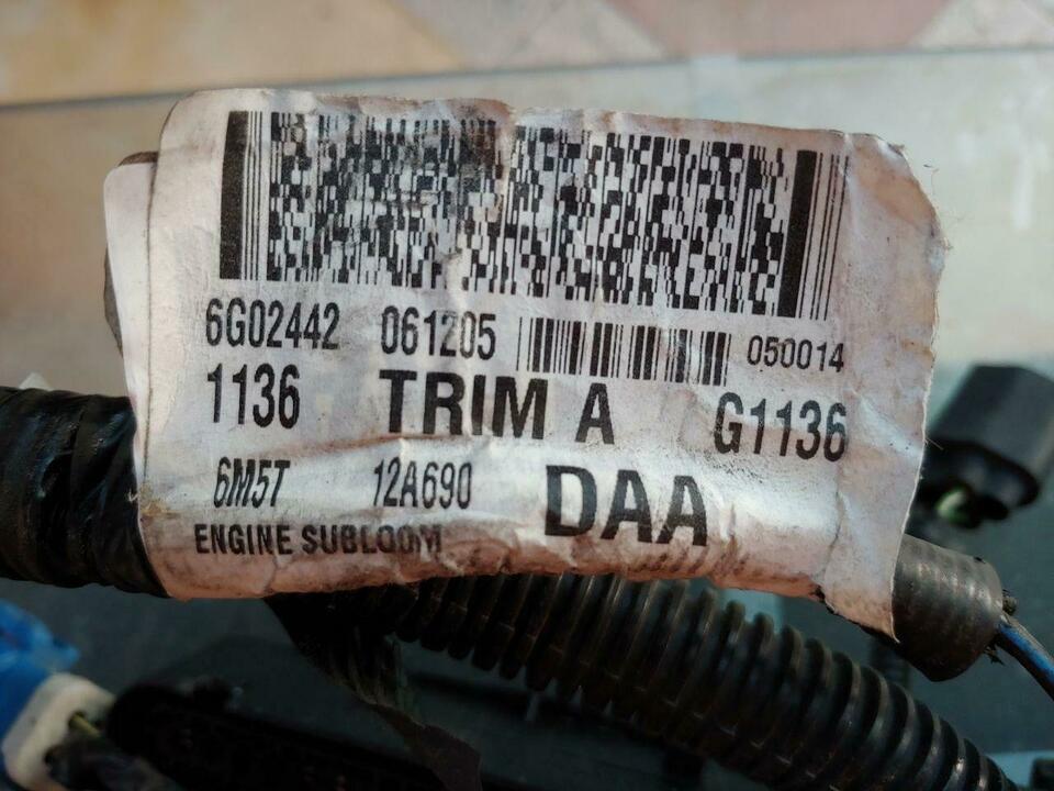 CABLAGGIO FORD FOCUS MK2 2005 1.6 BENZINA 6M5T 12A690