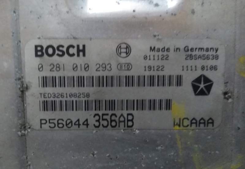 Ecu jeep grand cherokee 2.7 0281010293 p56044356ab wcaaa EDC15C2