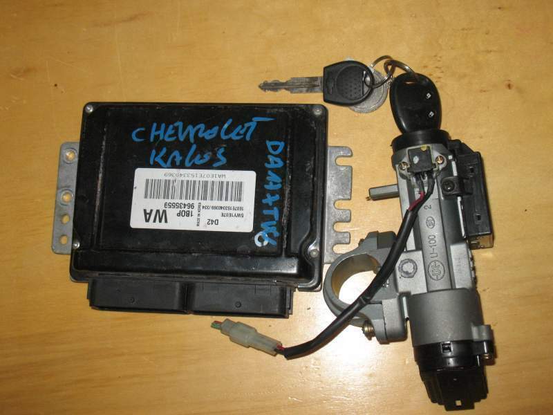 KIT ECU Chevrolet Aveo KALOS 1.2, 5WY1E07E 96435559 WA 1BOP