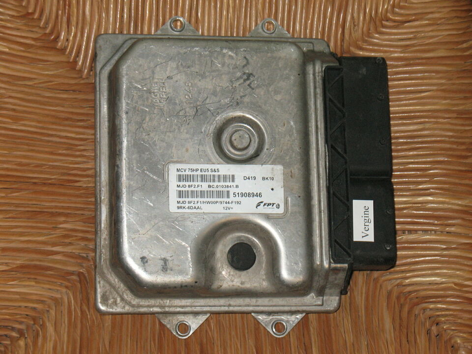 Ecu fiat fiorino nemo bipper 1.3 75hp 51908946 mjd 8f2.f1 hw00p