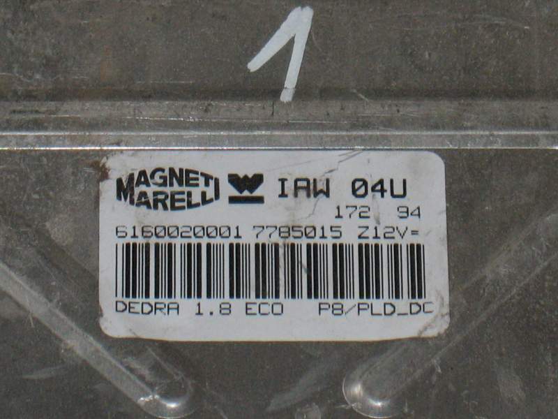 ECU FIAT DELTA LANCIA DEDRA 1.8 IAW04U 7785015 6160020001