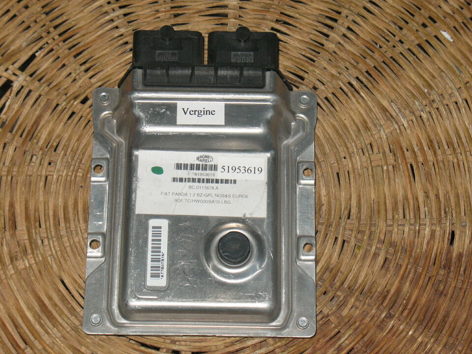 ECU FIAT PANDA 1.2 GPL FPT 51953619 BC0117678A 9GFTC HW000 9GF