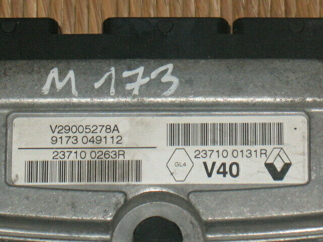 ECU RENAULT MEGANE MK3 1.6 237100131R V29005278A V29004369A V40