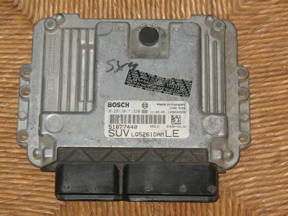 ECU FIAT SUZUKI 4X4 2.0 0281017320 51877440 EDC16C39 EDC 16C39-6.Z1