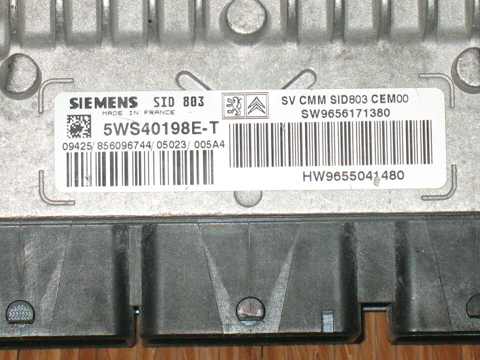 ECU Citroen C5 RC ECU SID803 5WS40198ET 9655041480 9656171380