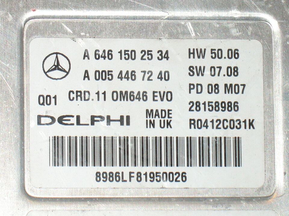 ECU A6461502534 A0054467240 CRD.11 KOMPUTER MERCEDES