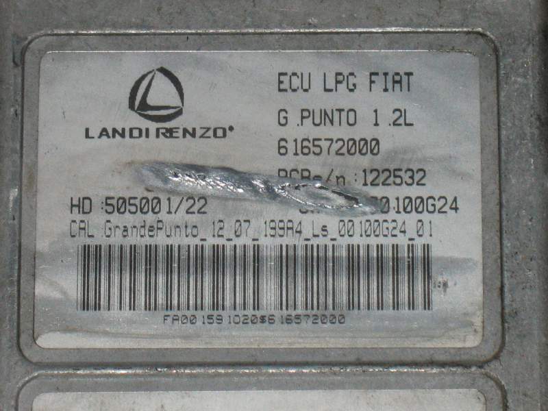 ECU gpl landi Renzo G. Punto 1.2 OMEGAS 3-4 cilindri 616572000