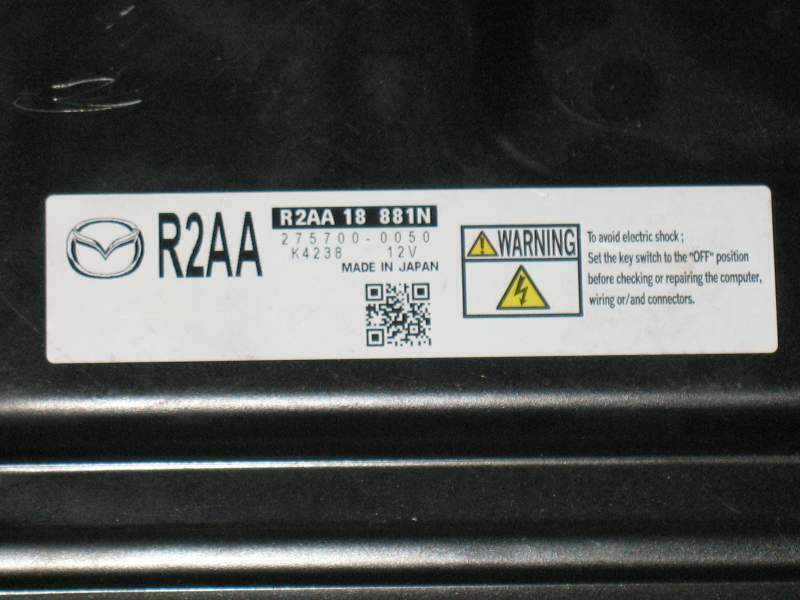 ECU MAZDA 6 MK2 2.2 DIESEL R2AA18881N 2757000050