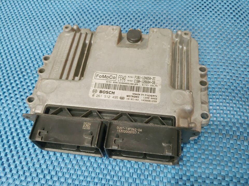 ECU FORD FIESTA 1.6 2015 0261S12495 F1B1-12A650-ZC FEW2