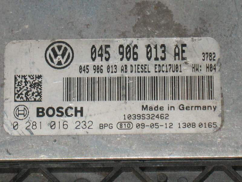 ECU Seat Ibiza 6J 045906013AE BOSCH 0281016232 EDC 17U01-4.31