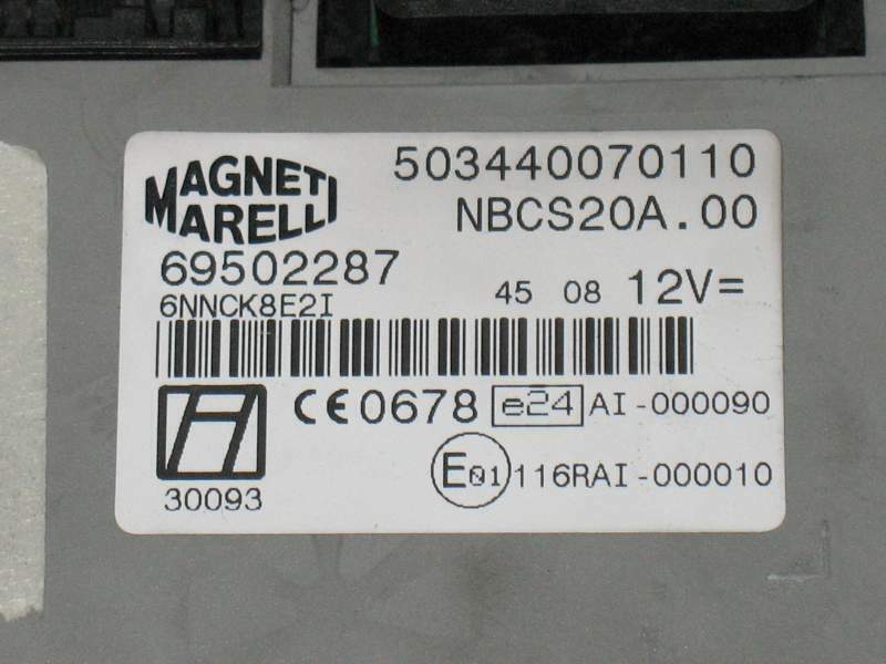 Body Iveco Daily Marelli 503440070110 69502287 CIP CHIAVE