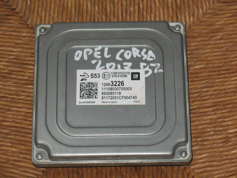 ECU OPEL ASTRA CORSA K 1.4 Turbo 16V 695085118 12683226 12663006