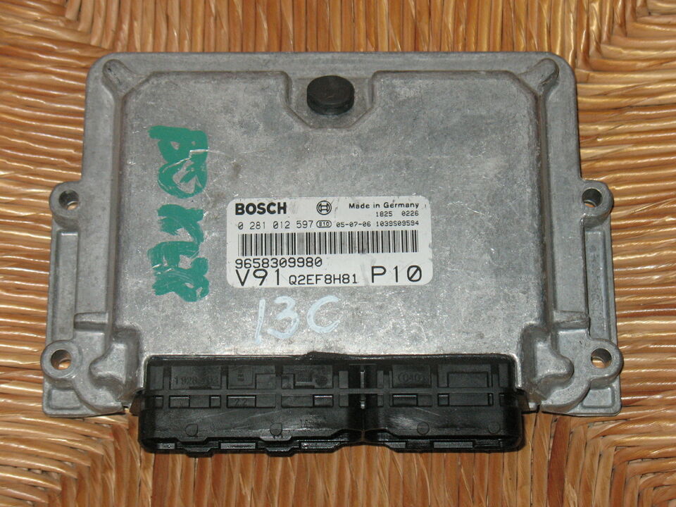 ECU FIAT DUCATO 2.0 JTD BOSCH 0281012597 9658309980 1039S09594 EDC15C7