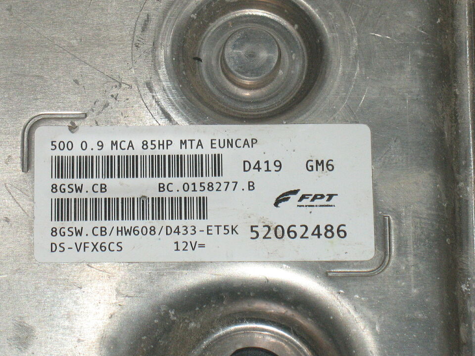 FIAT 500 HW608 52062486 MJD 8GSW.CB D433-ET5K D419