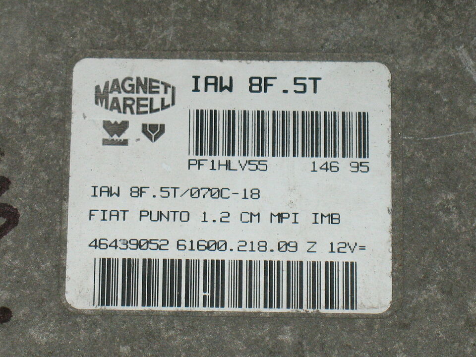 ECU FIAT PUNTO 1.2L 1994-99 IAW 8F.5T IAW8F5T 46439052 46403262