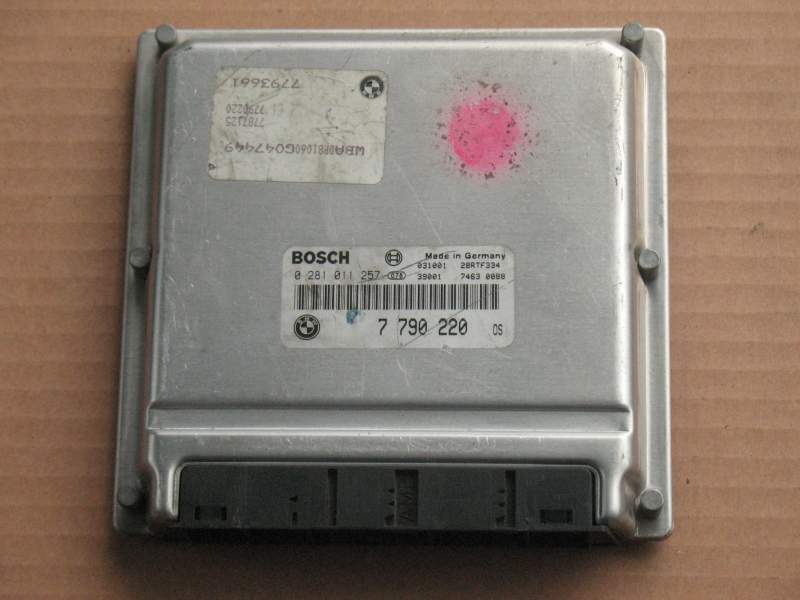 ECU BMW X5 BOSCH 0 281 011 257, 0281011257, 7 790 220, 7790220