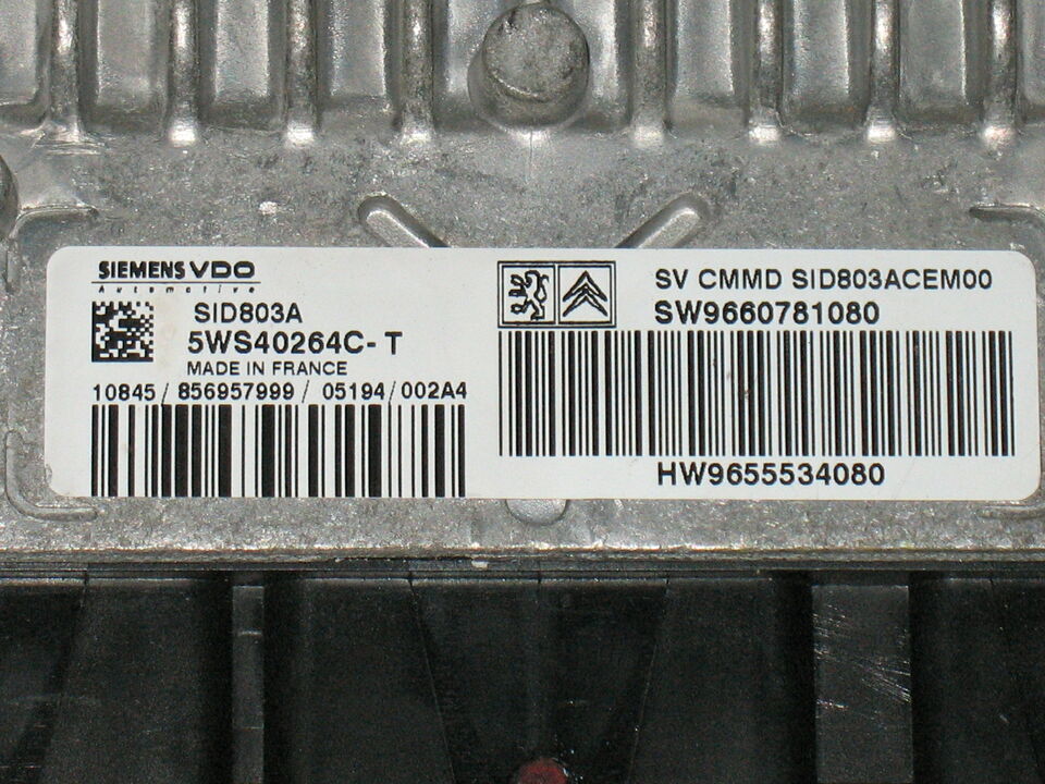 ECU CITROEN PEUGEOT 2.0 HDI 5WS40264C-T 9660781080 HW9655534080