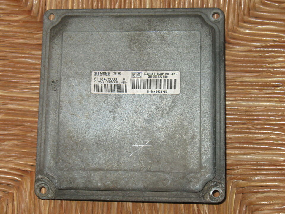 PEUGEOT CITROEN ECU S118475003 A SW9655614980 HW9640922780 SIM82