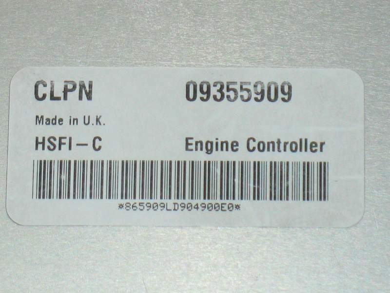 ECU CHEVROLET ASTRA 1.4 X14XE 09355909 CYNB 9355909 CY 6237048