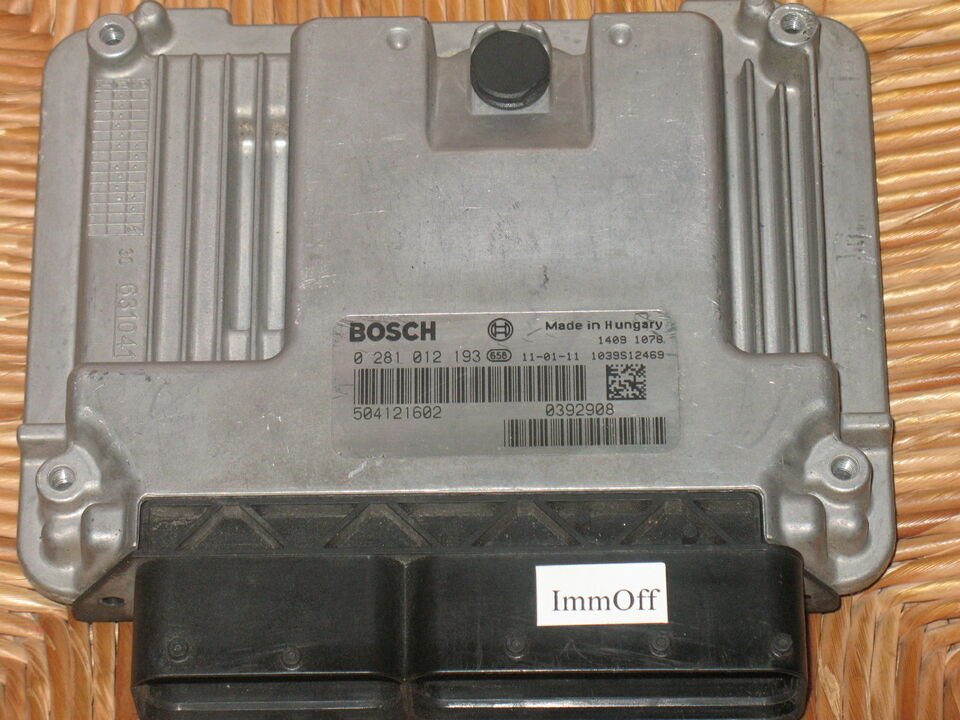 ECU IVECO DAILY 2.3 - 3.0 HDI BOSCH 0281012193 504121602 1039S12469 EDC 16C39-5.A3