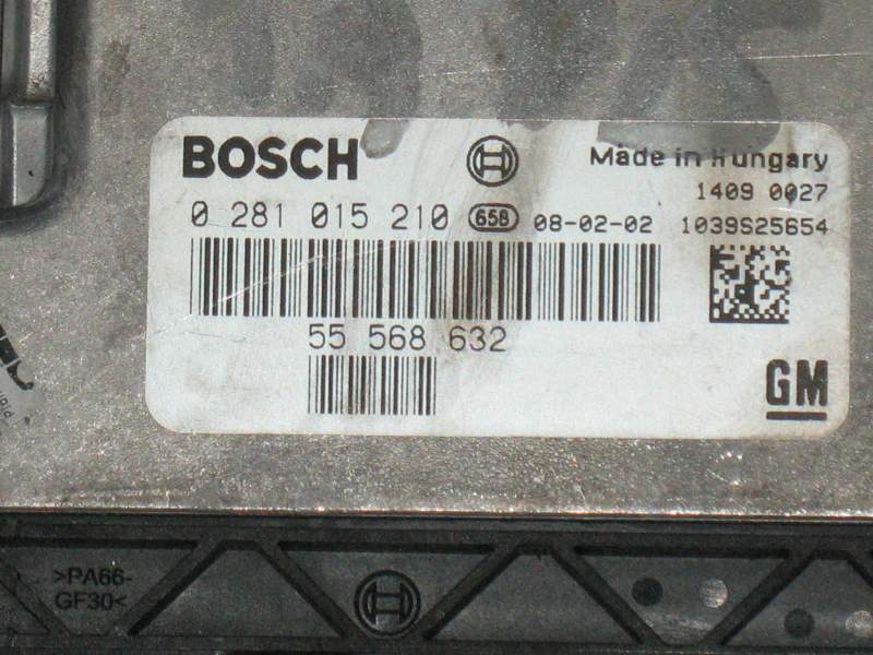 ECU SAAB 9-5 1.9 BOSCH 0281015210 55568632 EDC16C39 5.83