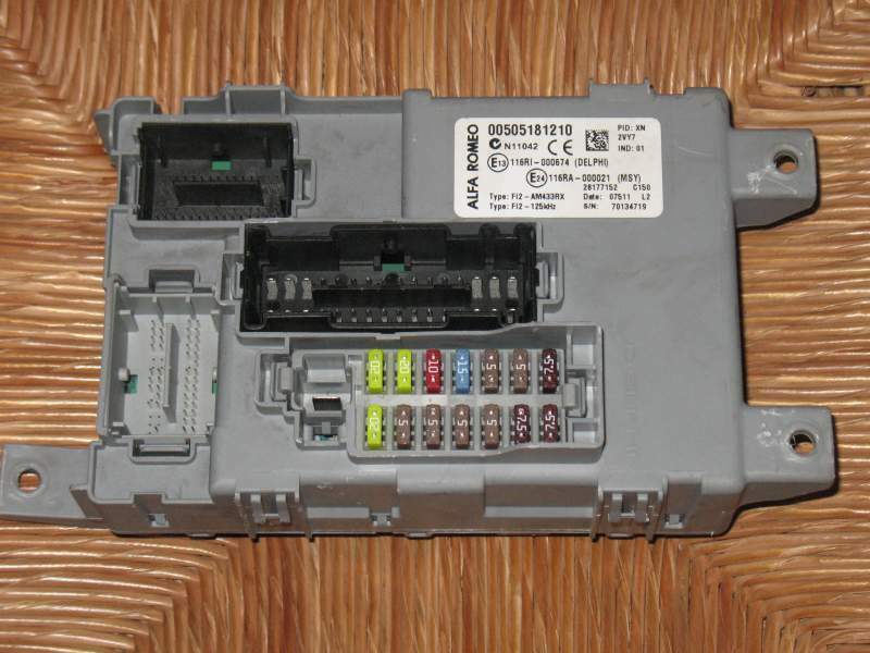 Body computer alfa romeo mito 1.3 mtj 00505181210 50518121