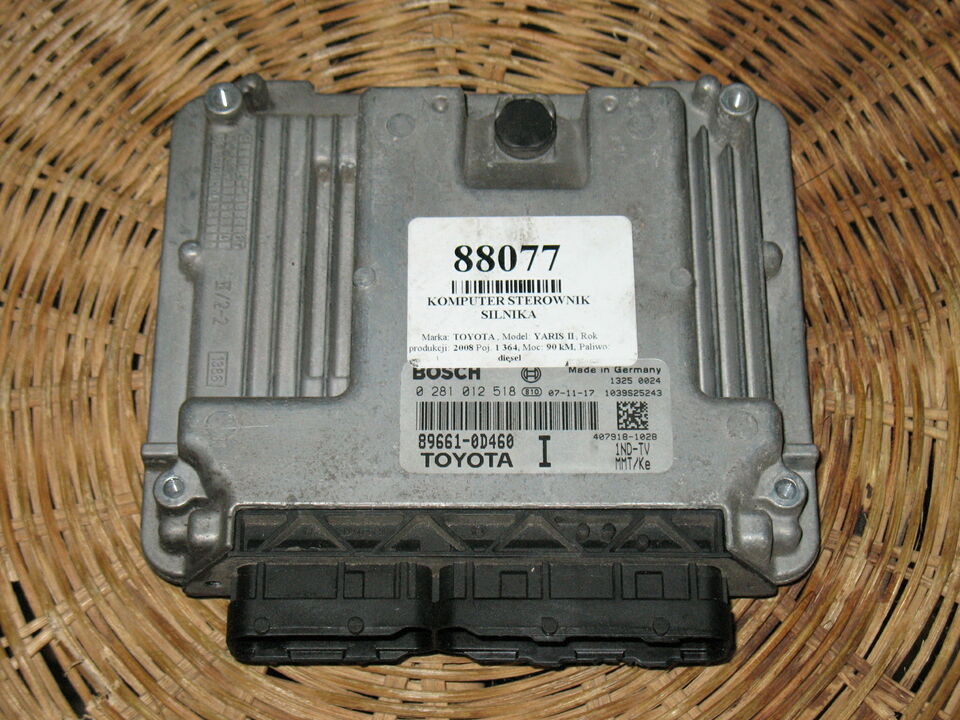 ECU TOYOTA YARIS BOSCH 0281012518 EDC16C10-9.3