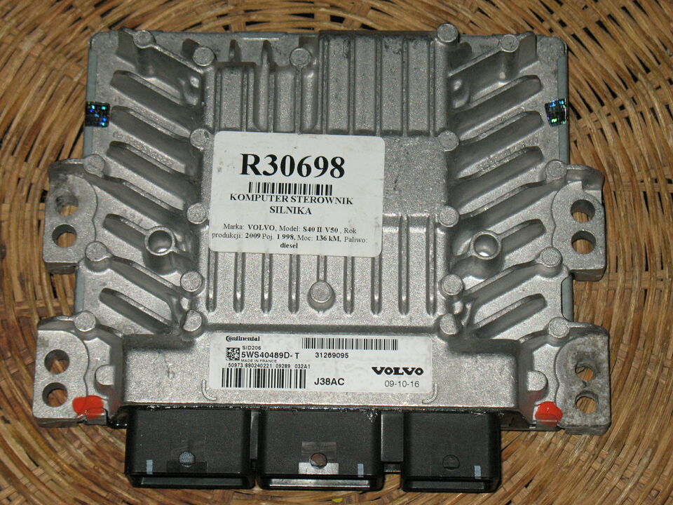 ECU VOLVO S40 V50 2.0 D CONTINENTAL 5WS40489D-T 31269095
