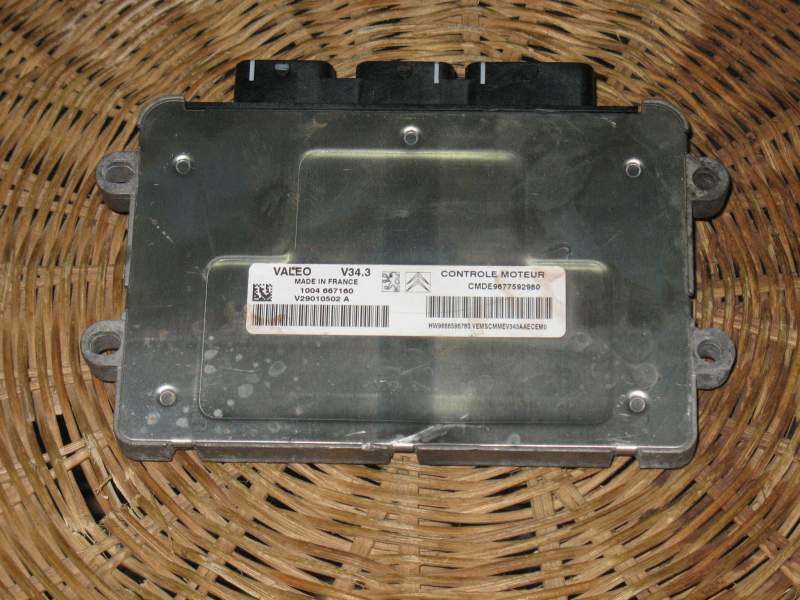 ECU VALEO PEUGEOT CITROEN CMDE 9677592980 HW 9666596780 V34.3