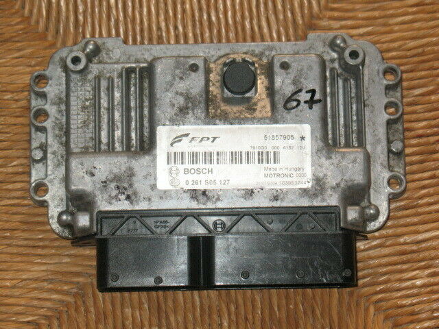 ECU FIAT 500 ABARTH 1.4 0261S05127 51857905 51875846 ME7 9.10