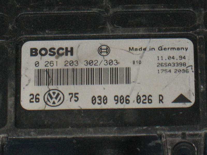 ECU CENTRALINA VW GOLF POLO 1.4 030906026R 0261203302/303
