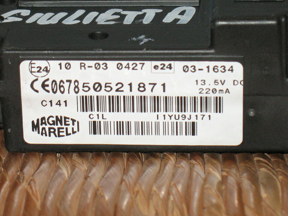50521871 CENTRALINA Blue&Me Alfa Romeo Giulietta 1.6 77Kw