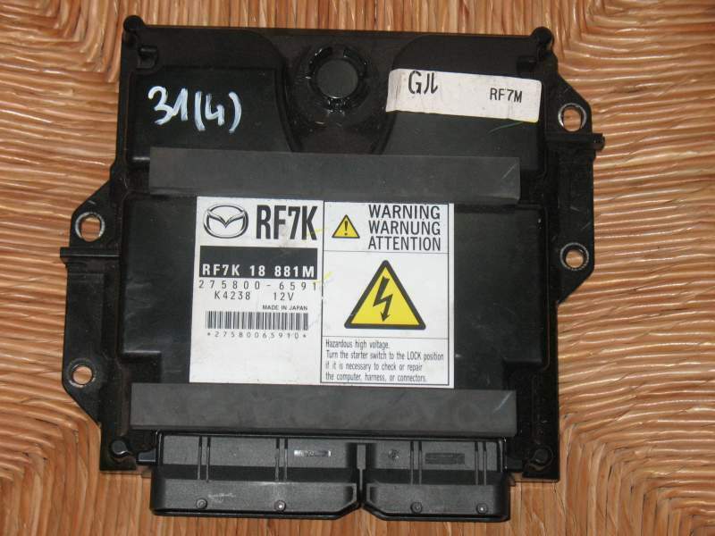 ECU MAZDA 6 2.0 Turbo DENSO RF7X 2758006591 RF7K18881M K4238
