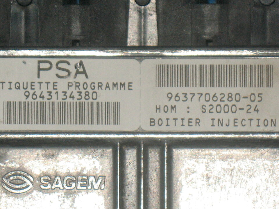 ECU PSA 9643134380 9637706280-05 HOM S2000-24