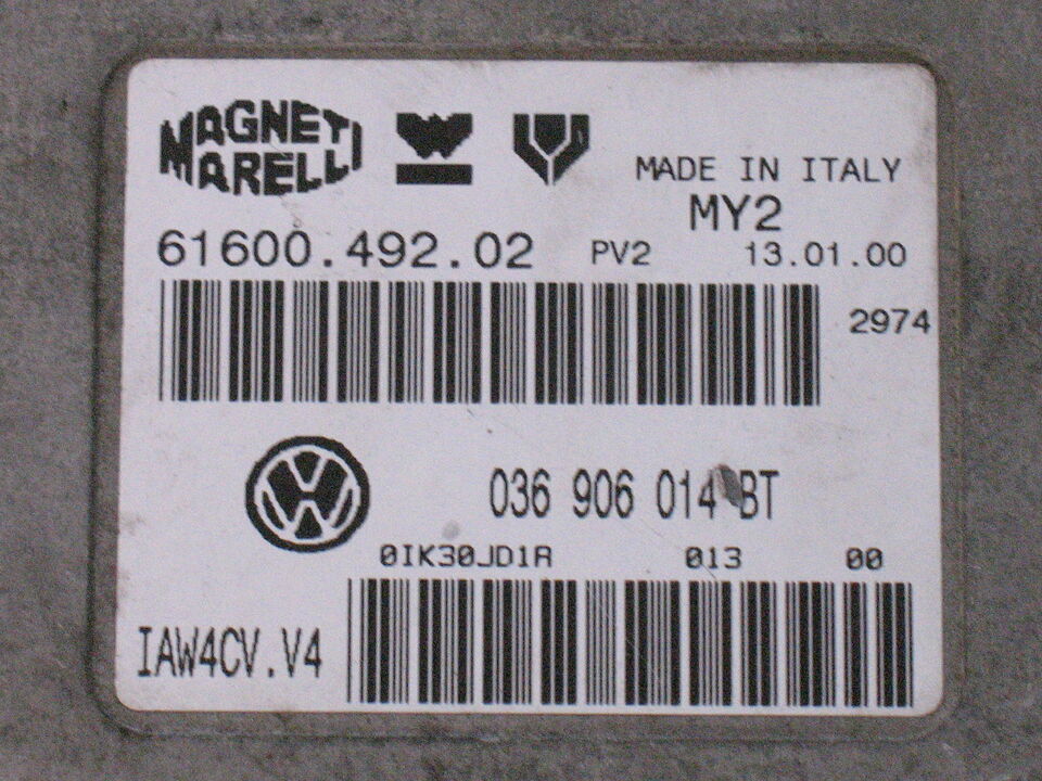 ECU VW POLO 1.4 MARELLI IAW 4CV V4 036906014BT 6160049202