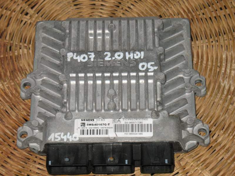 ECU Peugeot 407 SID 803 SIEMENS 5WS40167C-T SW9655717080