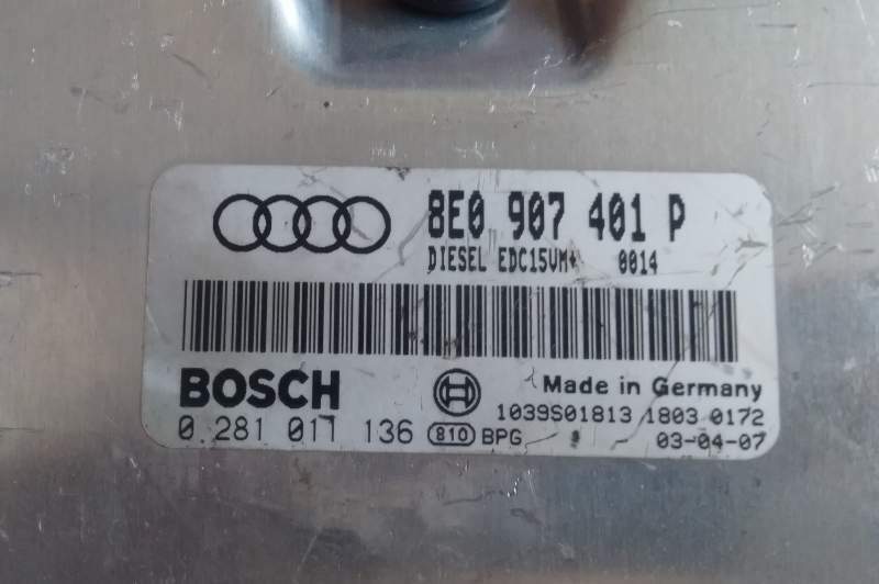 ECU CENTRALINA VW AUDI A4 A6 2.5 TDI 0281011136 8E0907401P