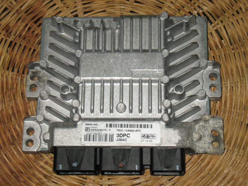ECU FORD FOCUS SID206 5WS40607CT 7M5112A650APC 3dpc