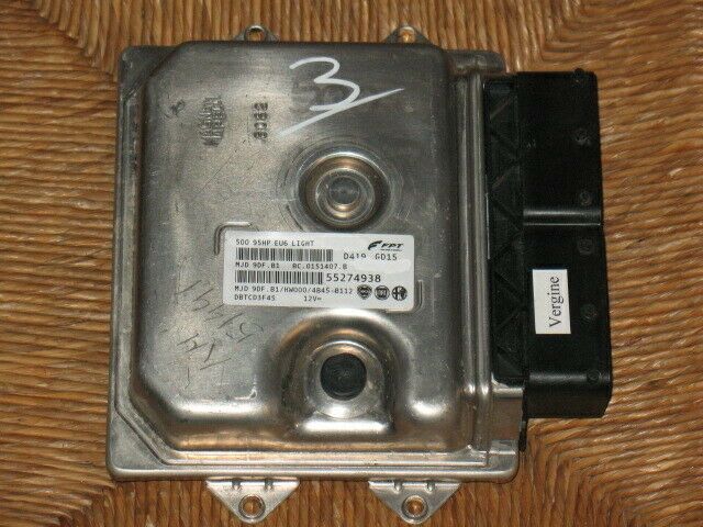 ECU CENTRALINA FIAT 500 1.3 MJT 95HP 55274938 MJD 9DF.B1 HW000