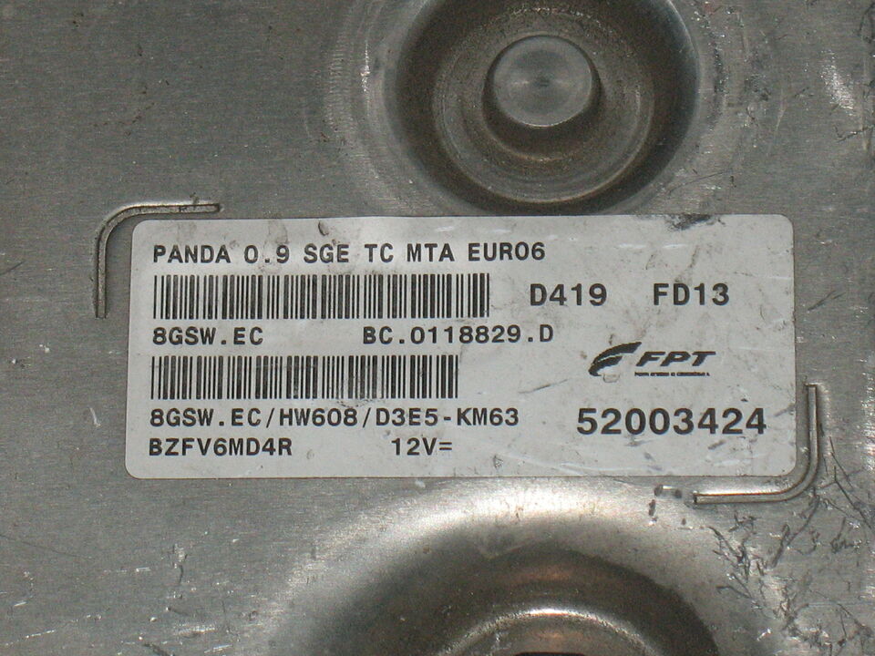 ECU PANDA 0.9 SGE TC MTA EURO6 52003424 8GSW.EC HW608